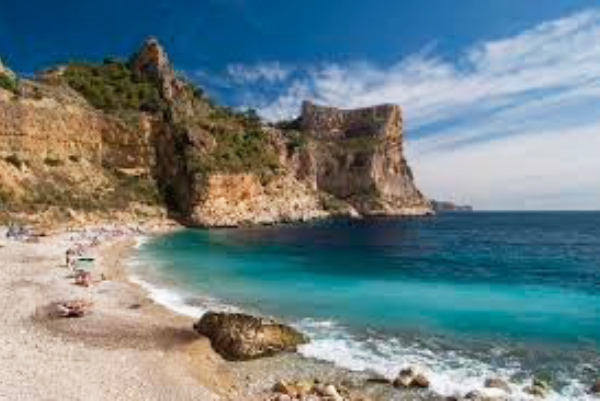 photo of beach in Moraira, Spain