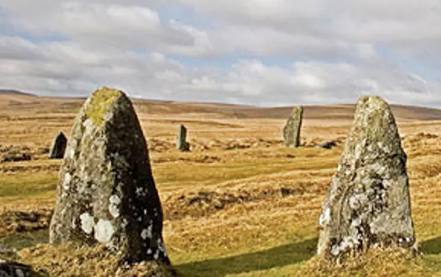 Photo of Dartmor's ancient stone circle